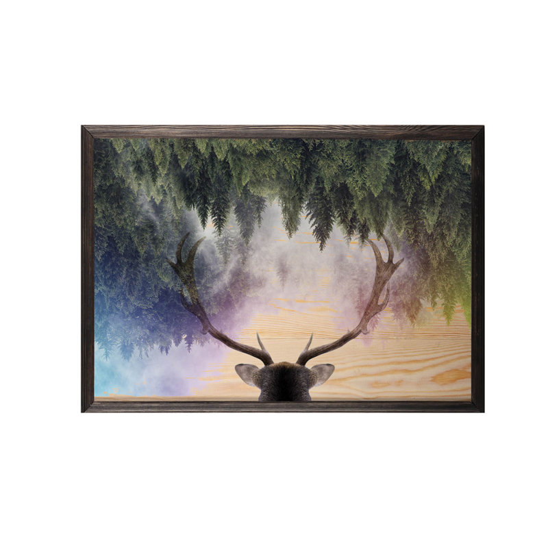 Perry Single Picture Frame Print on Canvas, 50cm H x 70cm W x 3cm D