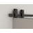 1 Panel Shaker Composite Bi-Fold Door with Sliding Barn Door Hardware Kit-101945142-101945132