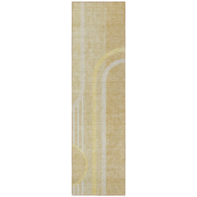 Tapis de couloir d'extérieur 8 po beige