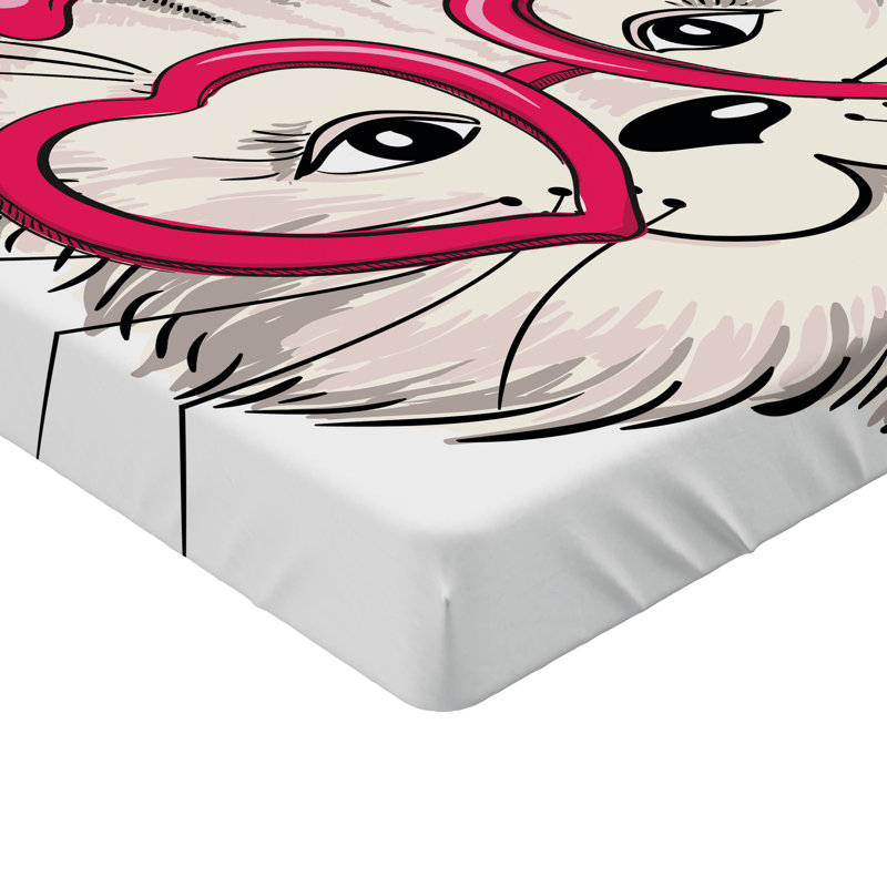 Drap-housse pour chat Ambesonne, Drap-housse de taille très grand