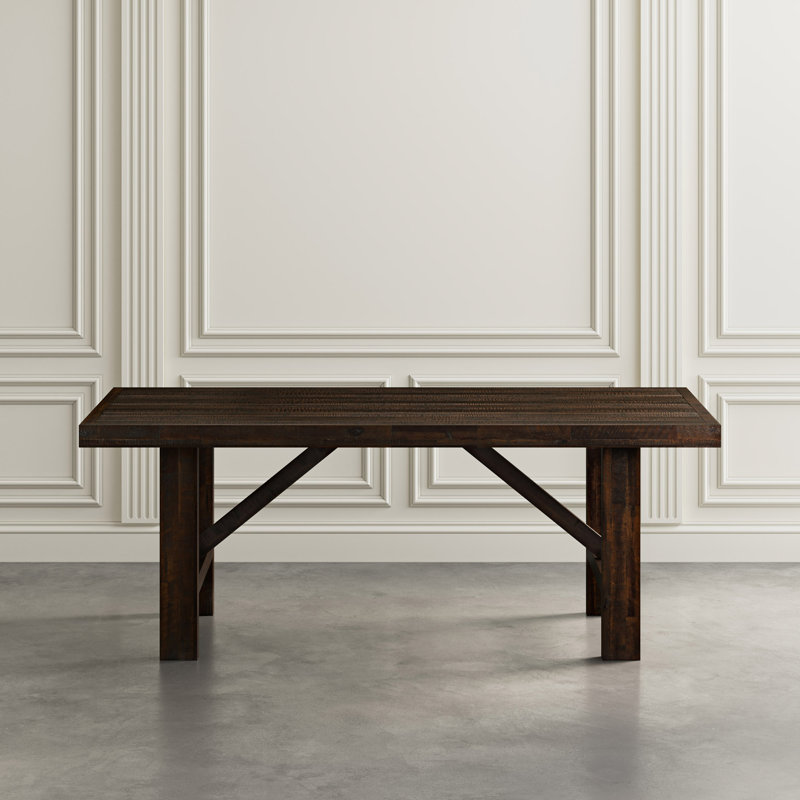 Mariama Solid Wood Solid Wood Top Four Leg Dining Set, 5 Pieces: Table, 4 Chairs