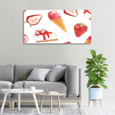 Dessert - No Frame Print on Canvas