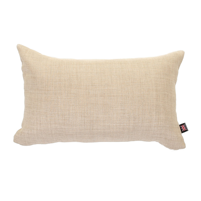 Mitre Rectangular Cushion, Cream