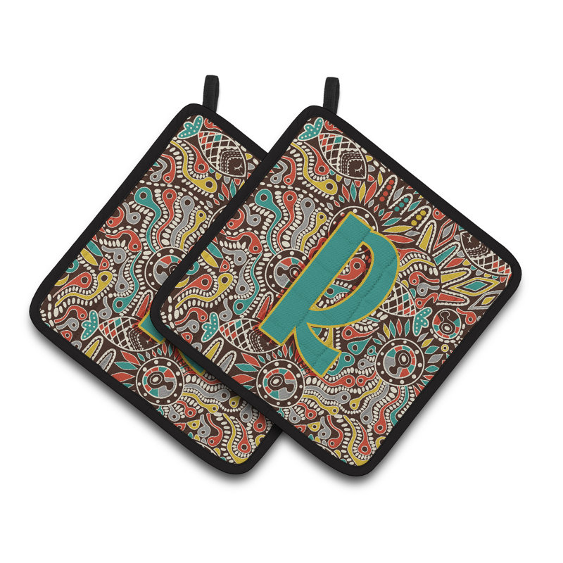 Cuisinier poignée tribal rétro, R