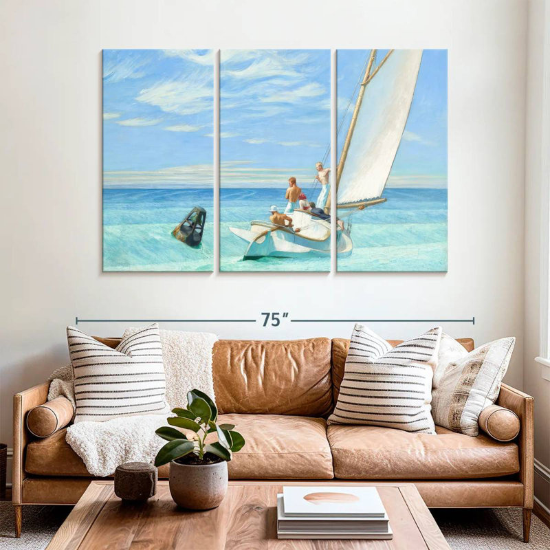 Senne Ground Swell, 42" H x 65" W