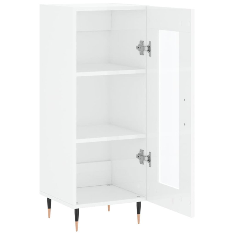 Malama Display Cabinet, High Gloss White