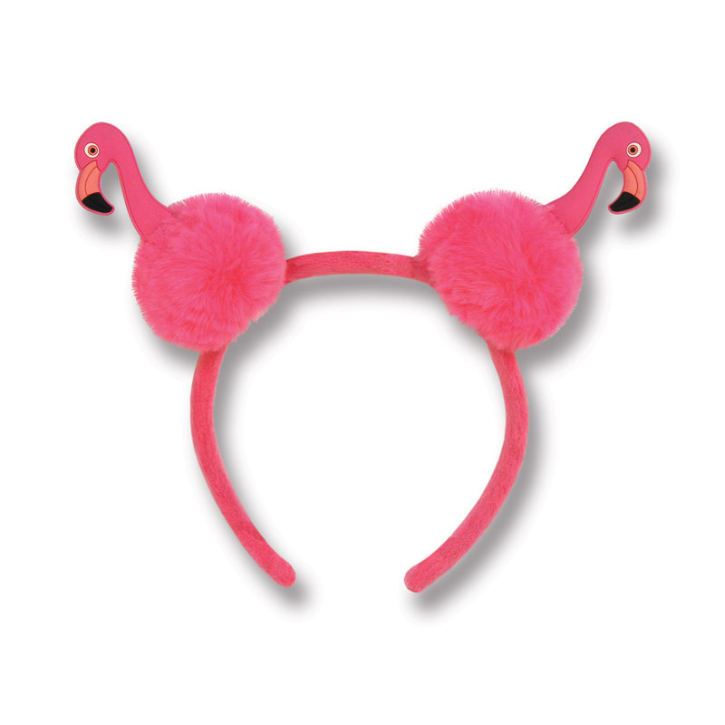 Bandeau Flamingo Pom-pom