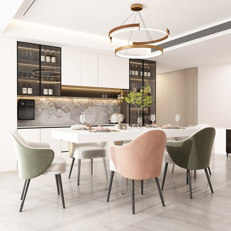 Kamario Glass Top Dining Table