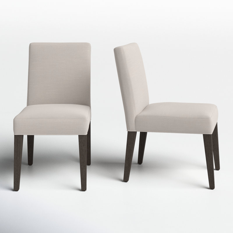 Meria 19.25'' H Linen Blend Upholstered Parsons Chair