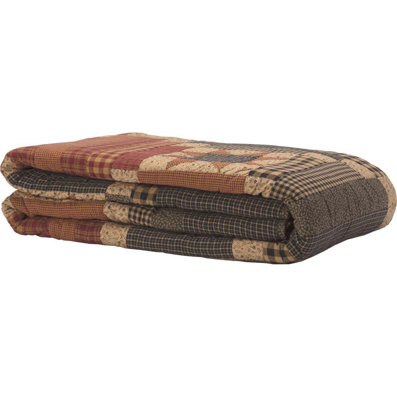 Maisie American Traditional Cotton Patchwork Quilt, Luxury King Quilt