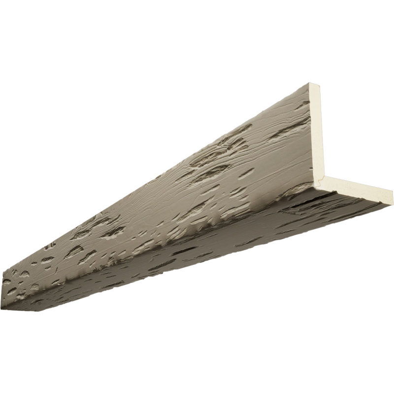 Sangle martelée, à utiliser avec la poutre Heritage Timber, Brume champagne, 20'L, H 4 po x l 12 po