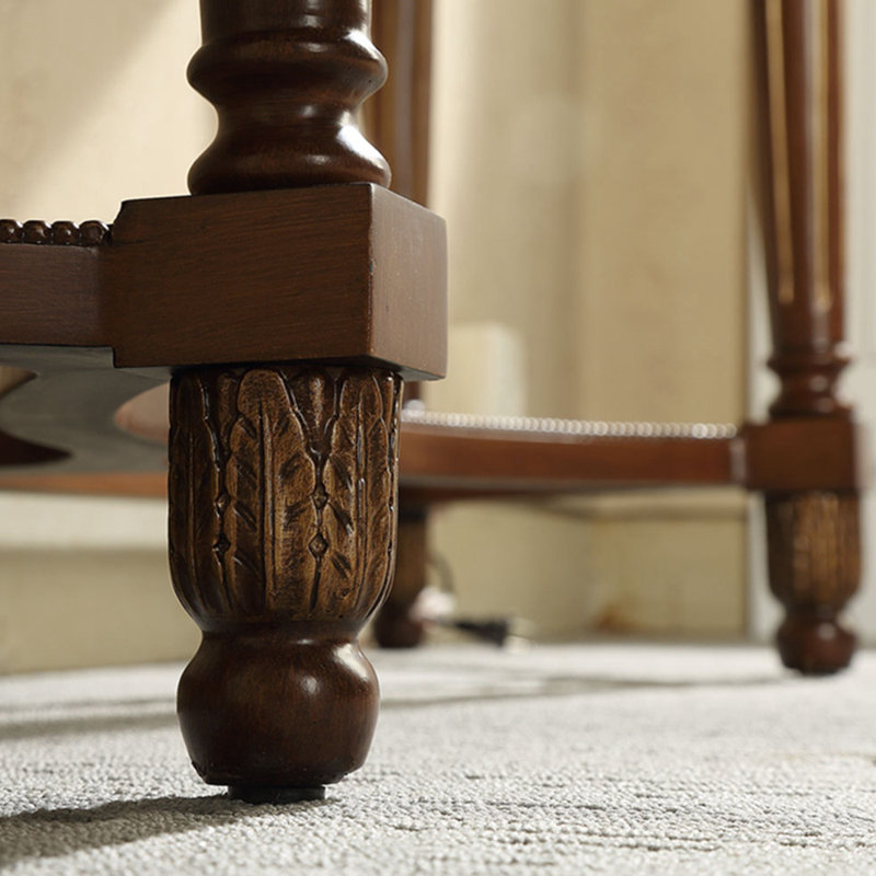 Console rétro de style français, Brun