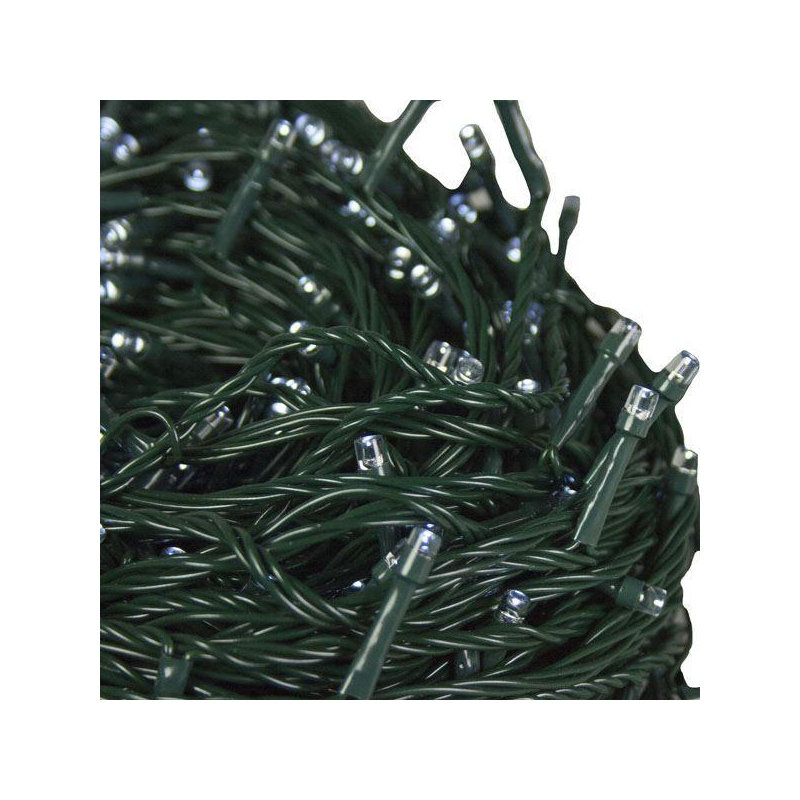 LED Indoor / Outdoor String Lights, 3cm H x 5cm L x 4cm D, White