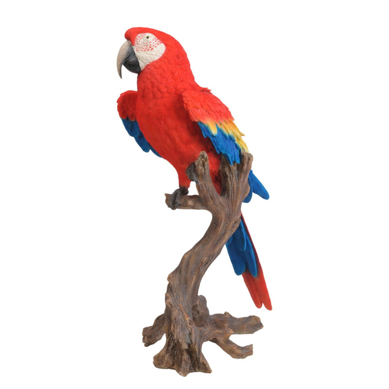 Statue ara, Rouge écarlate