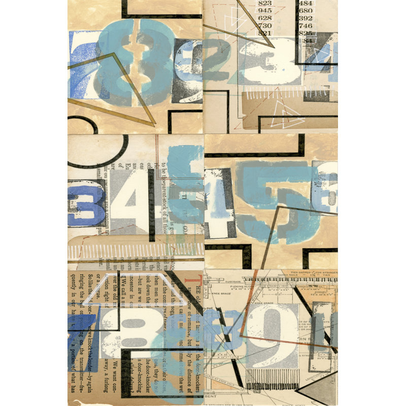 Numéros II, H 30 po x l 20 po x P 1 po