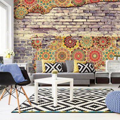 Brick Wall Mural
