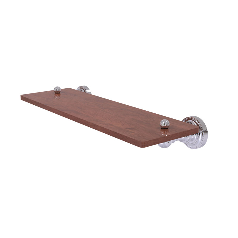 Marchmont Bracket Shelf, Polished Chrome, 2.5" H x 16" W x 5" D