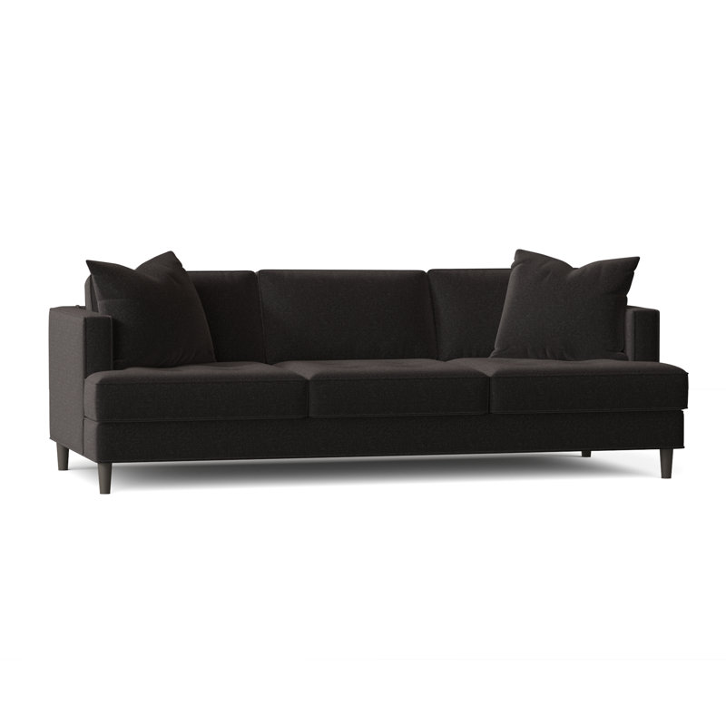 Upholstered 84'' Sofa, Vibe Nocturnal Chenille