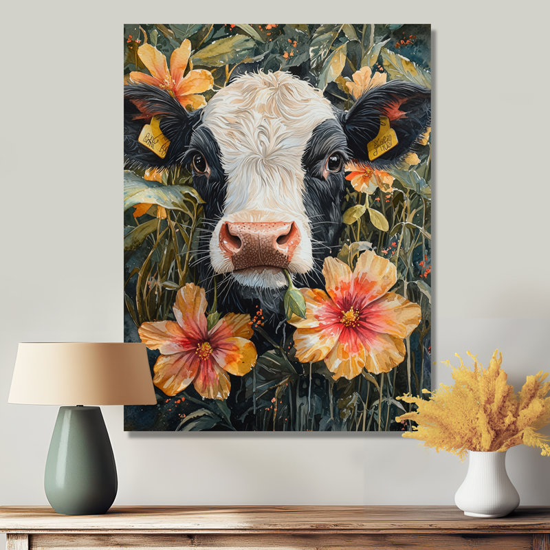 Kenniya - animaux, art mural sur toile, H 40 po x l 30 po, Toile tendue, Ne s’applique pas