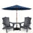 Set Of 2 Folding-Adirondack-Chairs With Connecting Tray-208599108