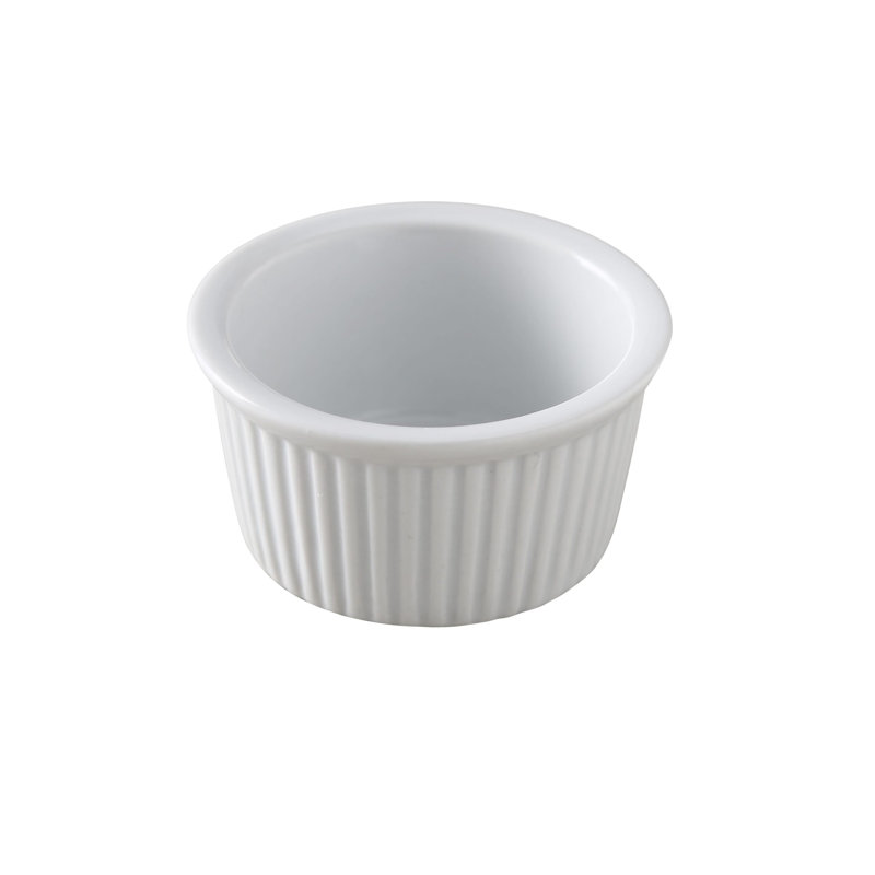 Yanco Accessories Chinaware Ramekin Fluted, 2" x 2"