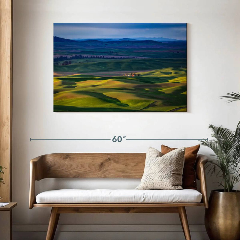 View From Steptoe Butte In The Palouse, 30" H x 45" W