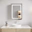 Armoire de toilette avec miroir DEL 26x20 - Construction étanche antibuée 3000k~6000k Modifications de la source Système de manipulation tactile Intensité variable Porte simple Options de montage à gauche Pour choisir entre l'effet buée,-1441856183