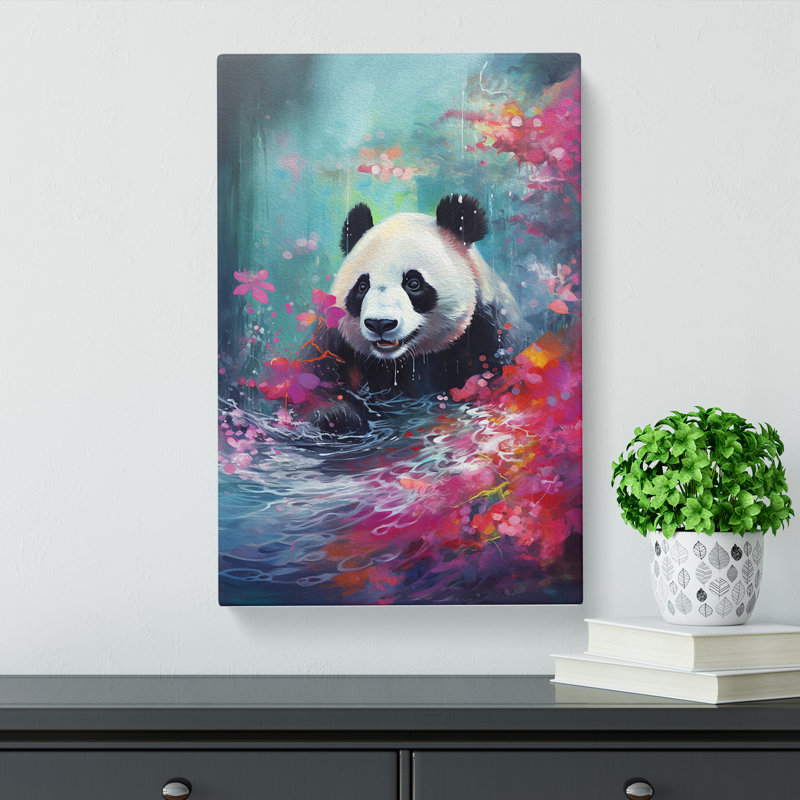 Panda Informel - No Frame Print, 60cm H x 40cm W x 3cm D