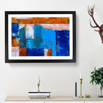 Abstract Art Painting Vol.17 by S.Johnson - Framed Print
