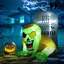 Volney 5FT Halloween Inflatable Ghost, Blow Up Garden Decorations LED Decor