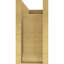 Bois de cèdre brut Sheridan Corbeau Timhane, brun clair apprêté-88291927