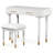 Vanity Table Set With Mirror Touch Screen Lighted Mirror