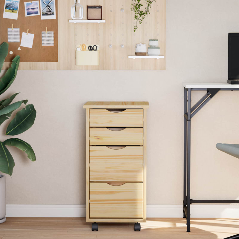 Solid Wood Rectangle Accent Chest