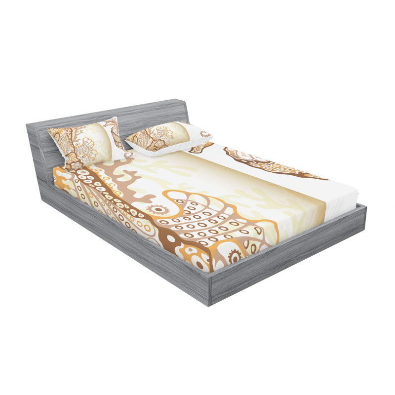 Microfiber Sheet Set, Queen Sheet Set with Fitted Sheet