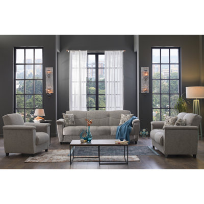 Alparslan 3 - Piece Living Room Set