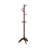 Dark Brown Finish Coat Rack Solid Wood-285894072
