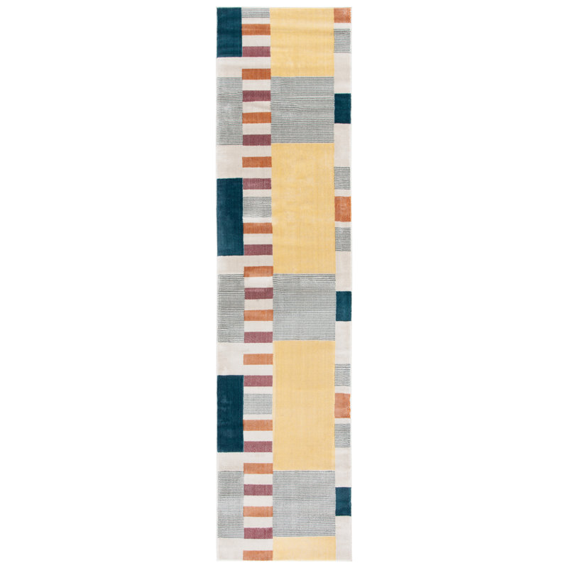 Hopson 300 Performance Geometric Rug, Runner 2'2" x 9'