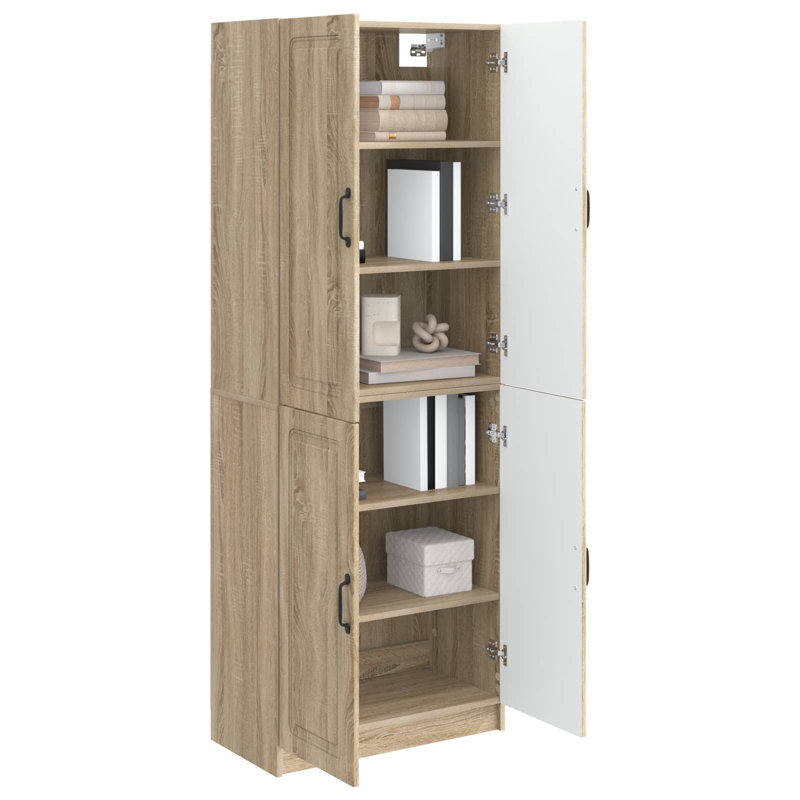 4 -Door 2 Storage Cabinet, Sonoma Oak
