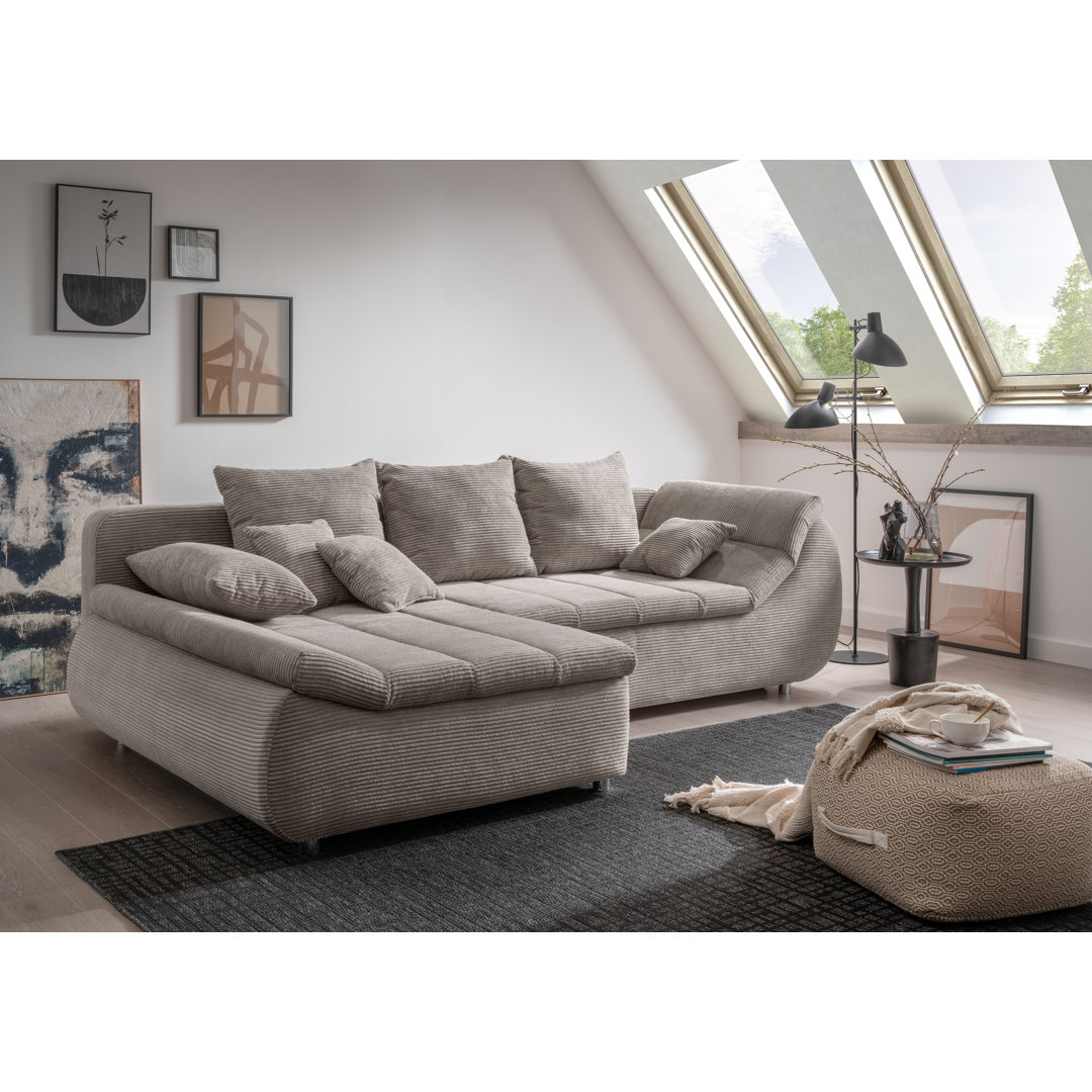 Ecksofa Aliyan mit Bettfunktion