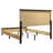 Natural Pine Queen Panel Bed