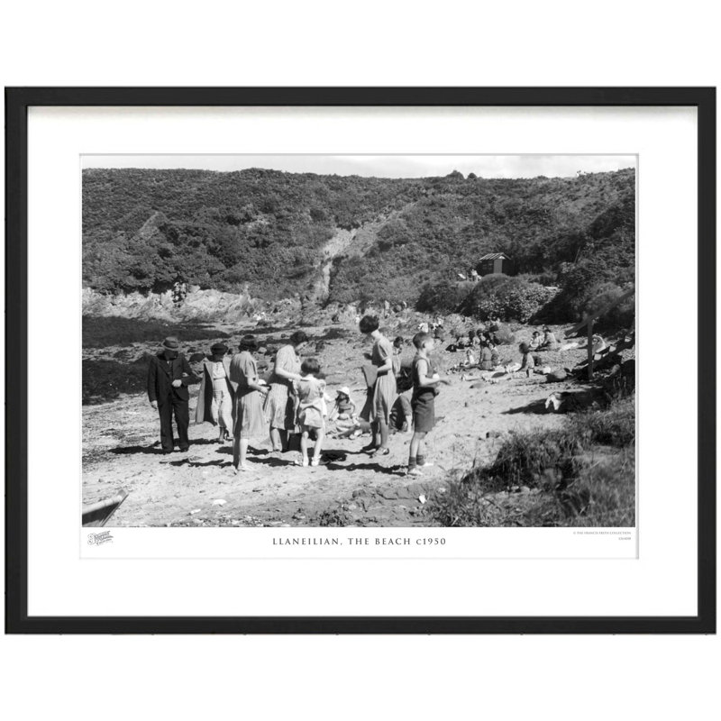 Llaneilian, The Beach C1950 - Single Picture Frame Print, 28cm H x 36cm W x 2.3cm D