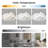 20Inch Modern Leafless Ceiling Fan With Remote Control Removable And Washable, Reversible Motor-907391086