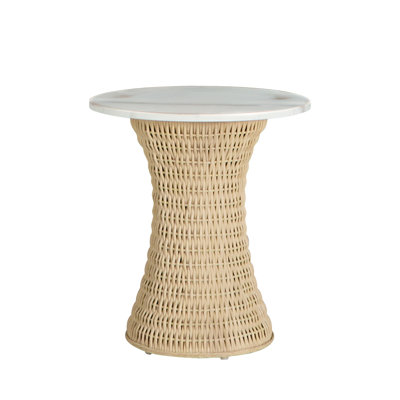 Table d'appoint en osier Marina X P 24 po H
