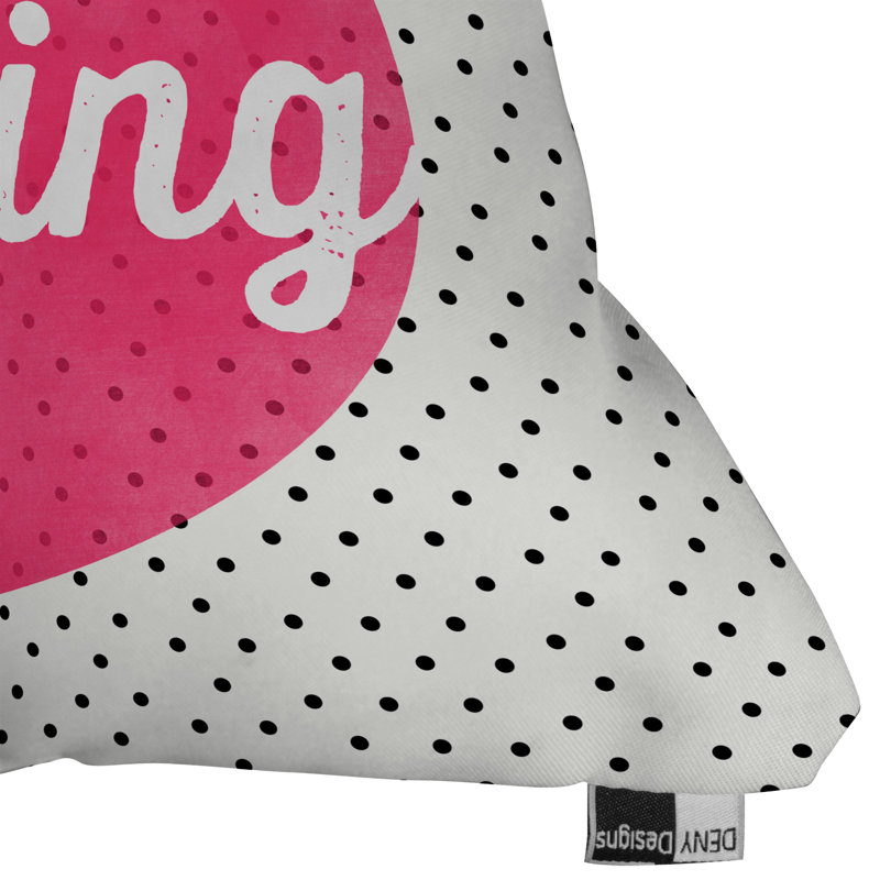 Allyson Johnson Hello Darling Dots Throw Pillow, 20" x 20"