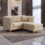 Canapé Chesterfield 61,5 po Mid-Century-133286210