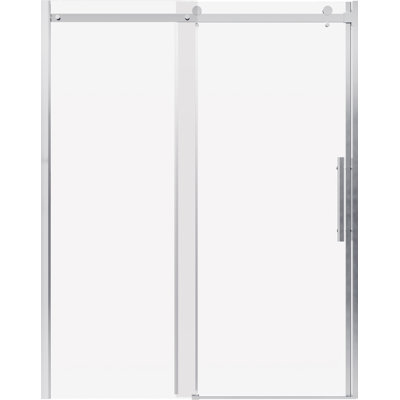 Porte de baignoire semi-sans cadre l 59,5 po x H 56 po