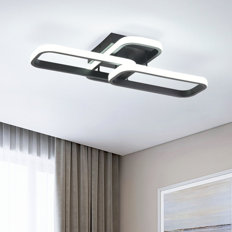 Arlyn 3 - Light 19.68" Modern LED Flush Mount