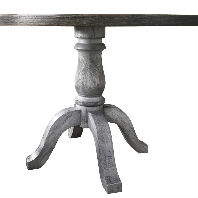Ensemble de salle à manger 5 pièces Iris, table à piédestal ronde avec 4 chaises