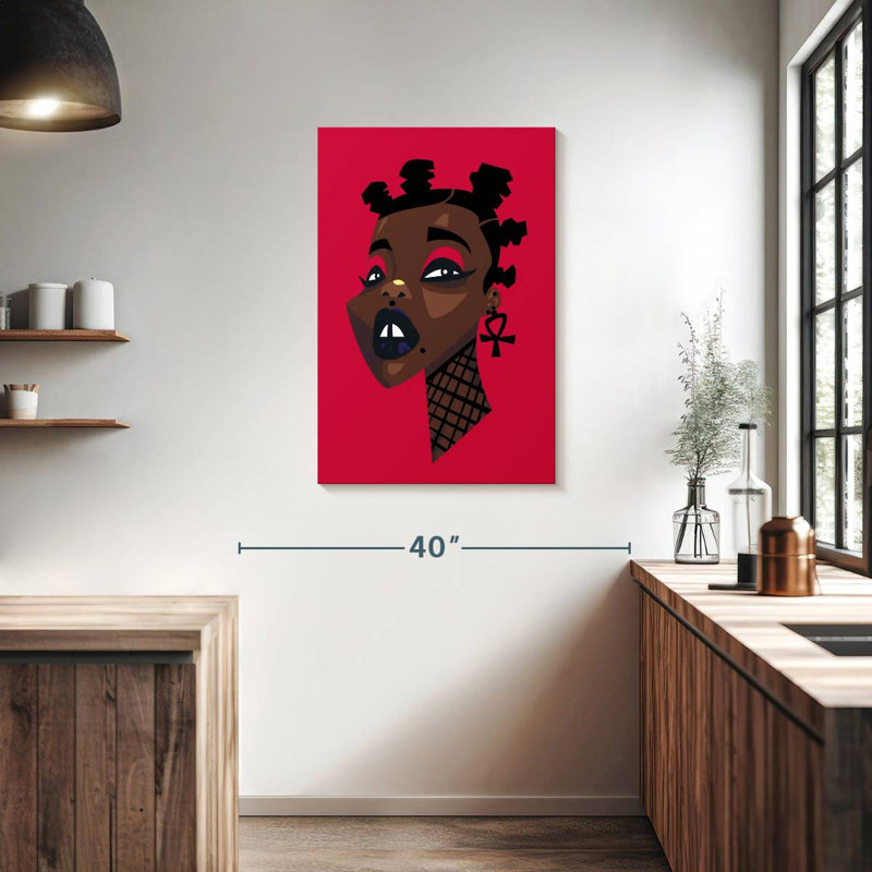 Femme Leisha Afro Punk, H 36 po x l 24 po