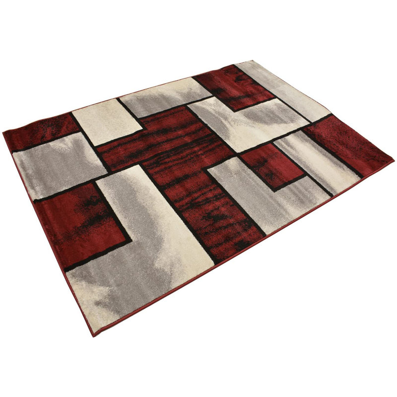 Gallery Geometric Gray Area Rug, Rectangle 7'10" x 9'10"